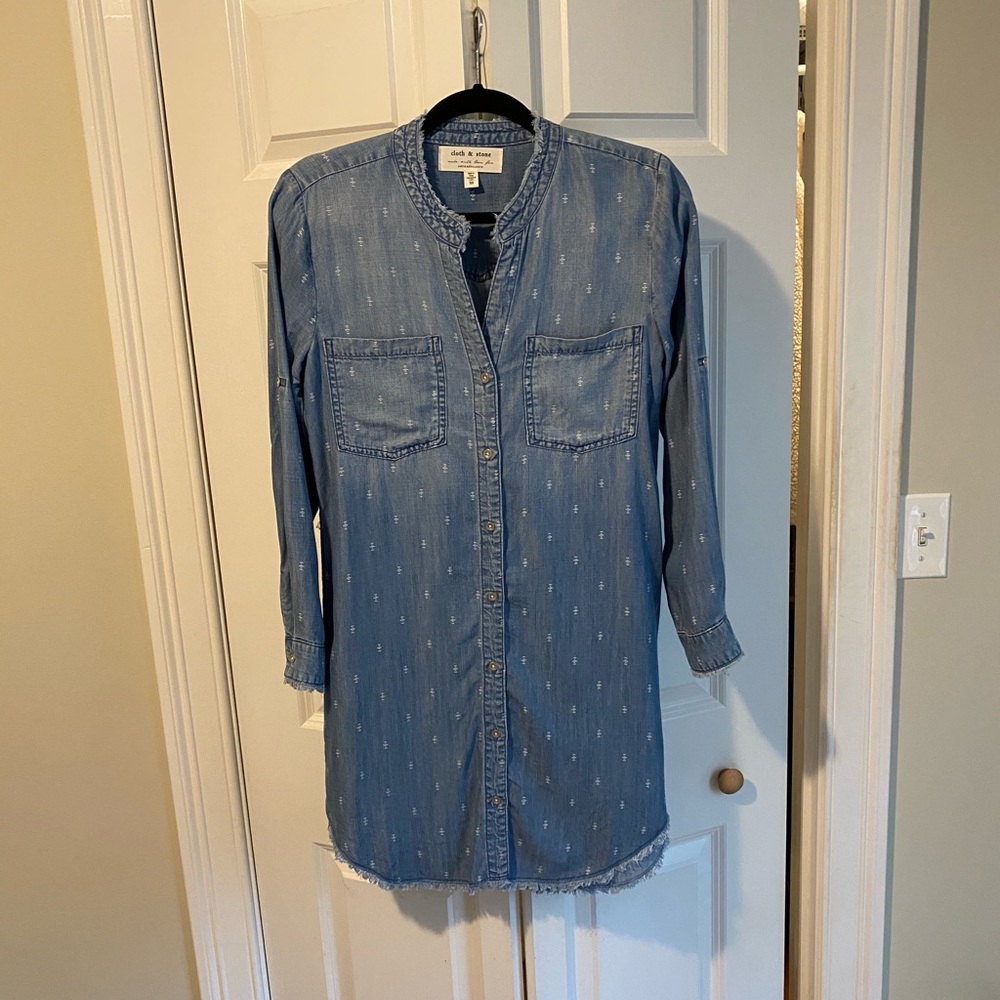 Cloth & Stone MaryLou Chambray Shirtdress